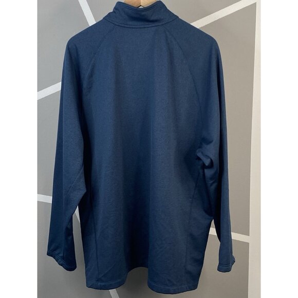 The North Face Men’s 2XL Canyonlands ½ Zip Fleece Lined Blue Heather Outdoor LS - Picture 2 of 16